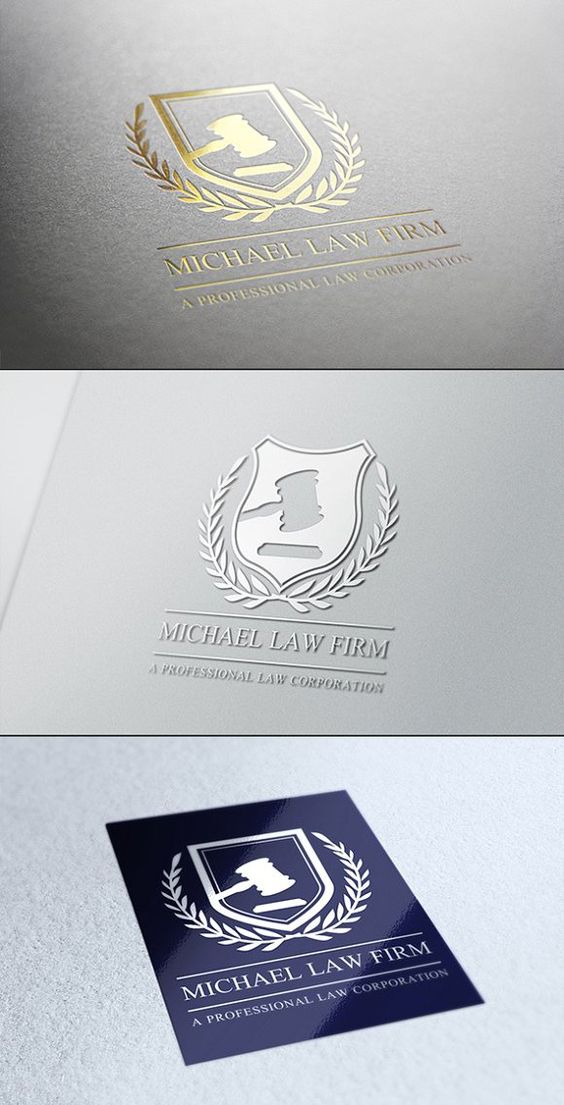 desain logo merek perusahaan hukum